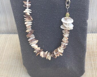 Shell clusters galore necklace