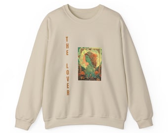 The Lovers Tarot Card Sweatshirt: Unisex Mystical Design