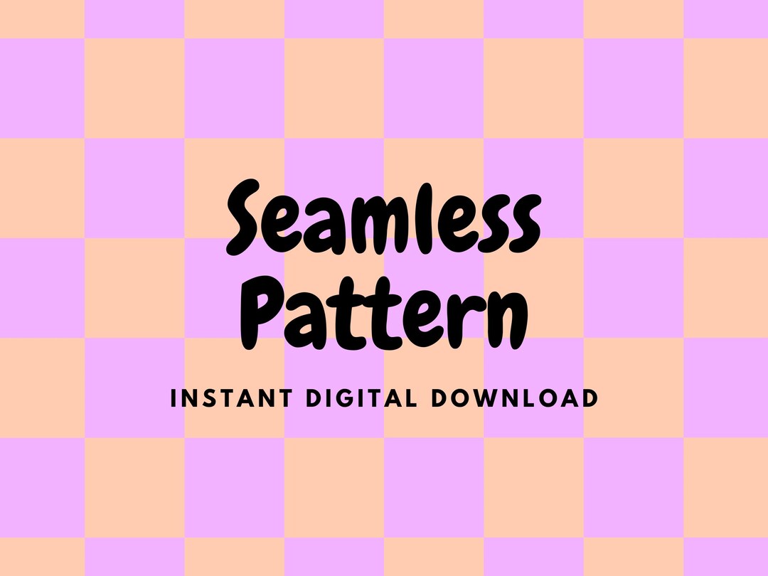 Seamless Repeating Pattern Instant Digital Download - Checkered - Etsy