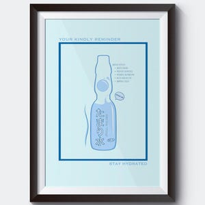 Stay Hydrated - Motivational Printable Poster