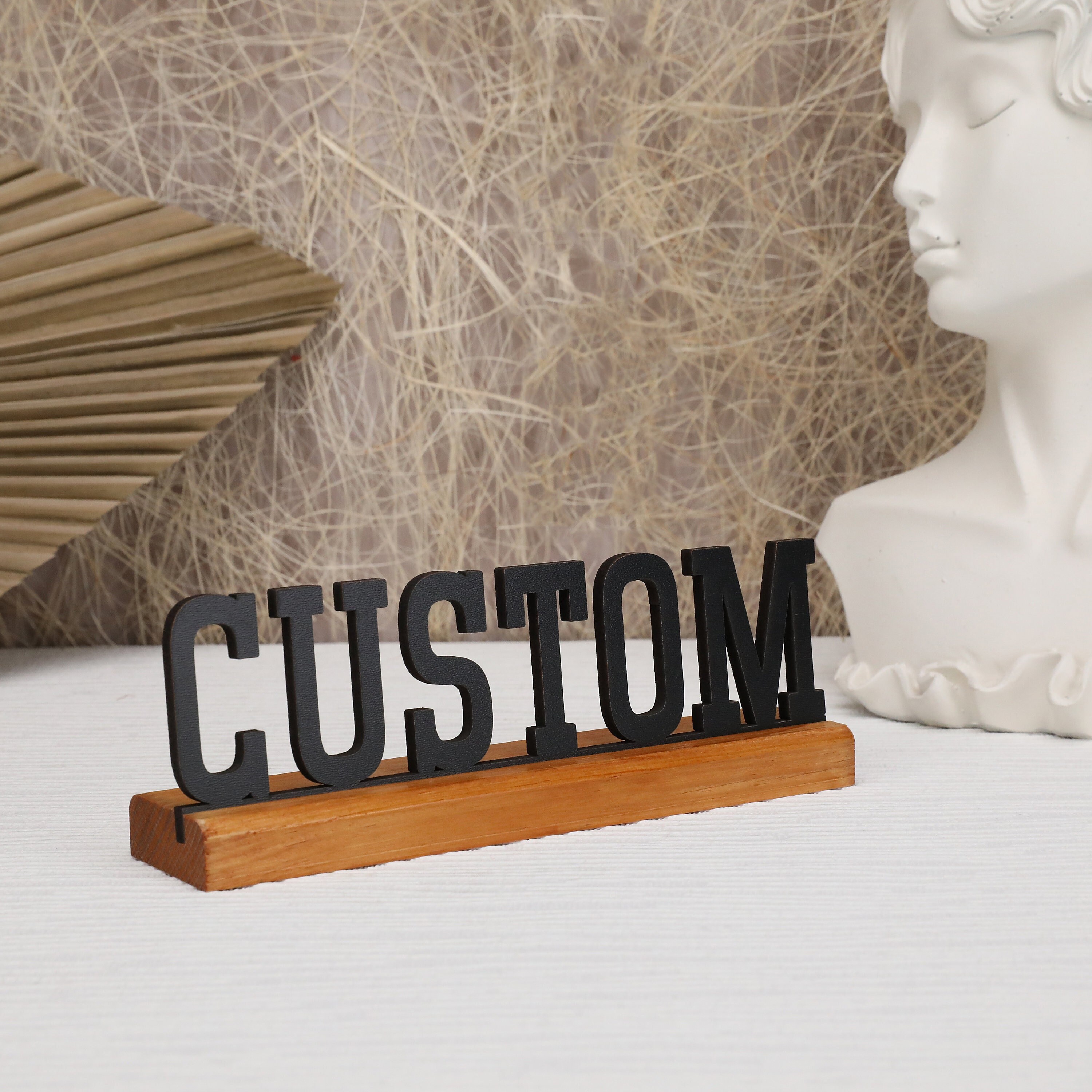 thumbnail image 2 of Customized Name Plate For Desk, Custom Desk Name Plate, Personalized 2 of 10