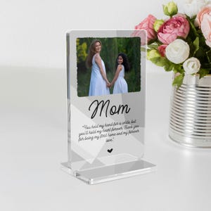 Personalized Photo Acrylic Plaque: Custom Keepsake Gift for Family