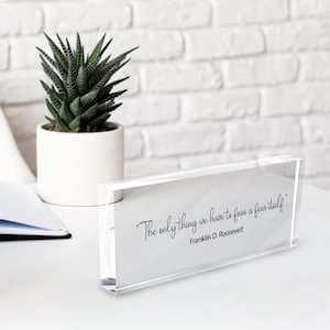 Custom Quote | Personalized Quote Sign, Motivational Quotes, Mindfulness Gift, Brainy Quote, Motivational Saying