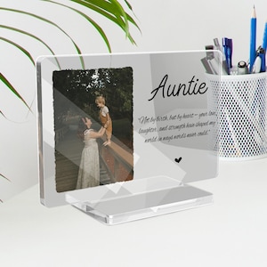 Personalized Photo Acrylic Plaque: Custom Keepsake Gift