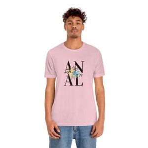 ANAL - Camiseta Unisex Jersey Manga Corta