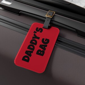 Vaderdagcadeau bagagelabel, bagagelabel, bagagelabel voor papa, papa's tas, cadeau voor papa, reistaslabel, handig vaderdagcadeau, cadeau papa