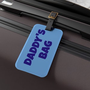 Vaderdagcadeau bagagelabel, bagagelabel, bagagelabel voor papa, papa's tas, cadeau voor papa, reistaslabel, handig vaderdagcadeau, cadeau papa