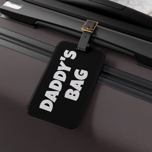 Vaderdagcadeau bagagelabel, bagagelabel, bagagelabel voor papa, papa's tas, cadeau voor papa, reistaslabel, handig vaderdagcadeau, cadeau papa
