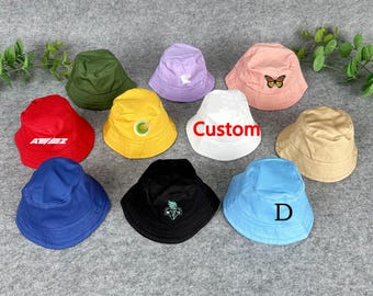 Sombrero de pescador para muñeca, sombrero de pescador personalizado para muñeca, sombreros de pescador personalizados de 10 cm, 15 cm, 17 cm y 20 cm, sombrero tipo cubo para muñeca