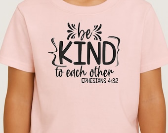 Pink Shirt Day “Be Kind” T‑Shirt – Anti‑Bullying Kindness Tee for Kids & Adults