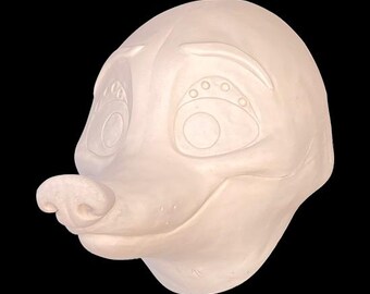 Toony fox Nick resin head base / ideal for a Zootopia inspired fursuit and cosplay mask