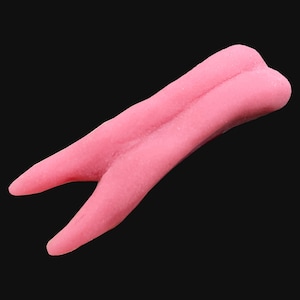 Realistische gevorkte siliconentong voor reptielen / ideaal voor drakenhagedis en slangenpak en cosplaymasker