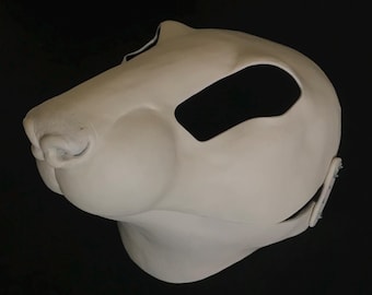 Realistyczna żywiczna podstawa głowy gryzonia / idealna do futrzanego kostiumu szczura, myszy, wiewiórki, skavena i maski cosplay