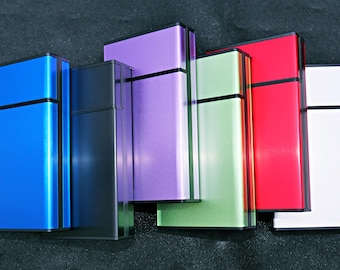 Stylish Cigarette case for 20 Super Slims / Slim cigarettes, Cigarette Box, Metal Cigarette Holder, Mother Gift, Waterproof