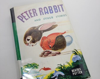 1940s Peter Rabbit Book with Other Stories - Beatrix Potter - Hardcover - Illustrated - Vintage