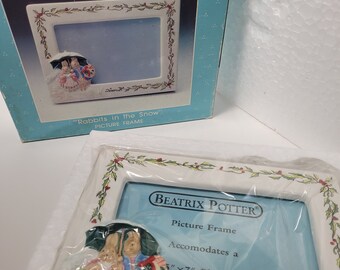 Peter Rabbit Frame - In Box - Beatrix Potter - Vintage