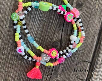 Bracelet / Wrap bracelet / colorful / hippie / wuwu