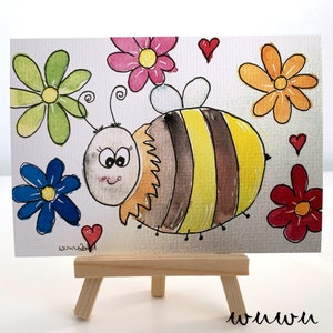 Bee Greeting Card Spring image 1