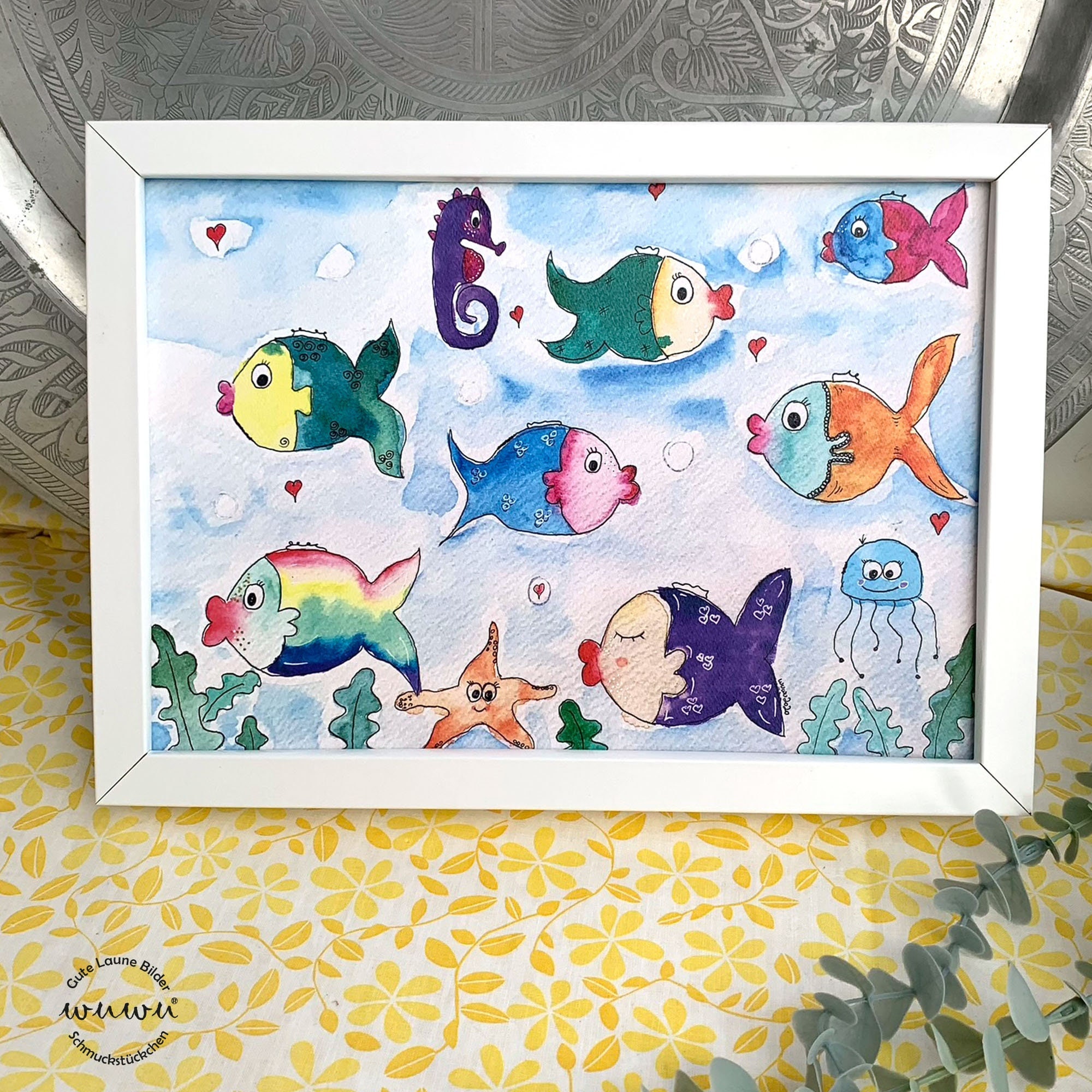 Kinderzimmer bild fisch