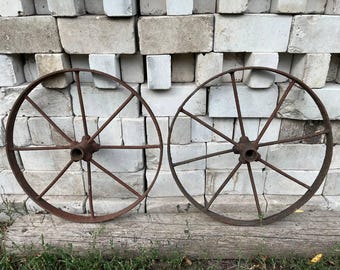 古い木製の荷馬車の車輪 - Etsy 日本