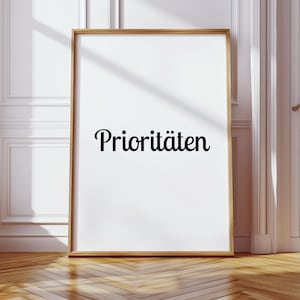 Where do you set your priorities | Priorities | Wall decoration | Wall decoration | White decoration | White decoration | Saying decoration | Decoration idea | Apartment decoration