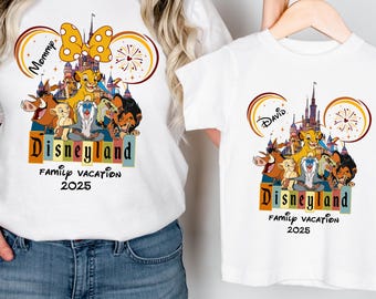 Custom Animal Kingdom Family Shirt, Safari Hakuna Matata Vacation, 2025, Disney Lion King Shirt