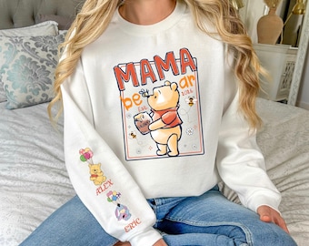 Winnie the Pooh and Friends Shirt, Cute Pooh Bear Mama Bear Est 2026 Tee, Tigger Piglet Eeyore Roo T-shirt, Mothers Day Gift