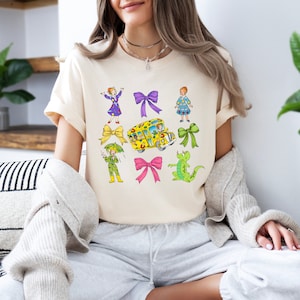 Ms.Frizzle The Magic School Bus Shirt, Valerie Frizzle Back To School Coquette Shirt, The Magic School Bus Shirt, Magic School Bus Shirt