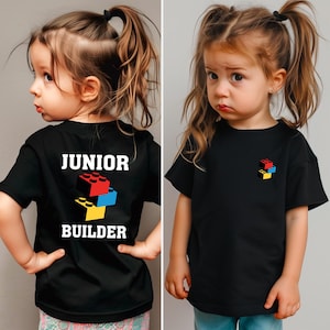 Building Blocks Shirt, Master Builder Shirt, Clean Up Crew Shirt, Demo Expert Shirt, Junior Builder Shirt, Funny Building Blocks Shirt