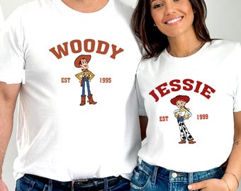Disney Toy Story All Characters Shirt, Disneyland Pixar Day T-Shirt,Disneyworl Woody Jessie Buzz Rex Forky Tee, Family Vacation Tees
