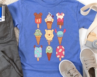 Disney Ice Cream Shirt, Disney Trip Snacks Shirt, Kids Disney Shirt, Ice Cream Party, Kids Disney Shirt, Ice Cream Party, Disney Snack Goals