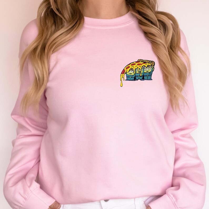 Disney Toy Story Alien Pizza Planet Sweatshirt, Keep Your Eyes On The Prize Hoodie, Pixar Green Man Sweat image 5