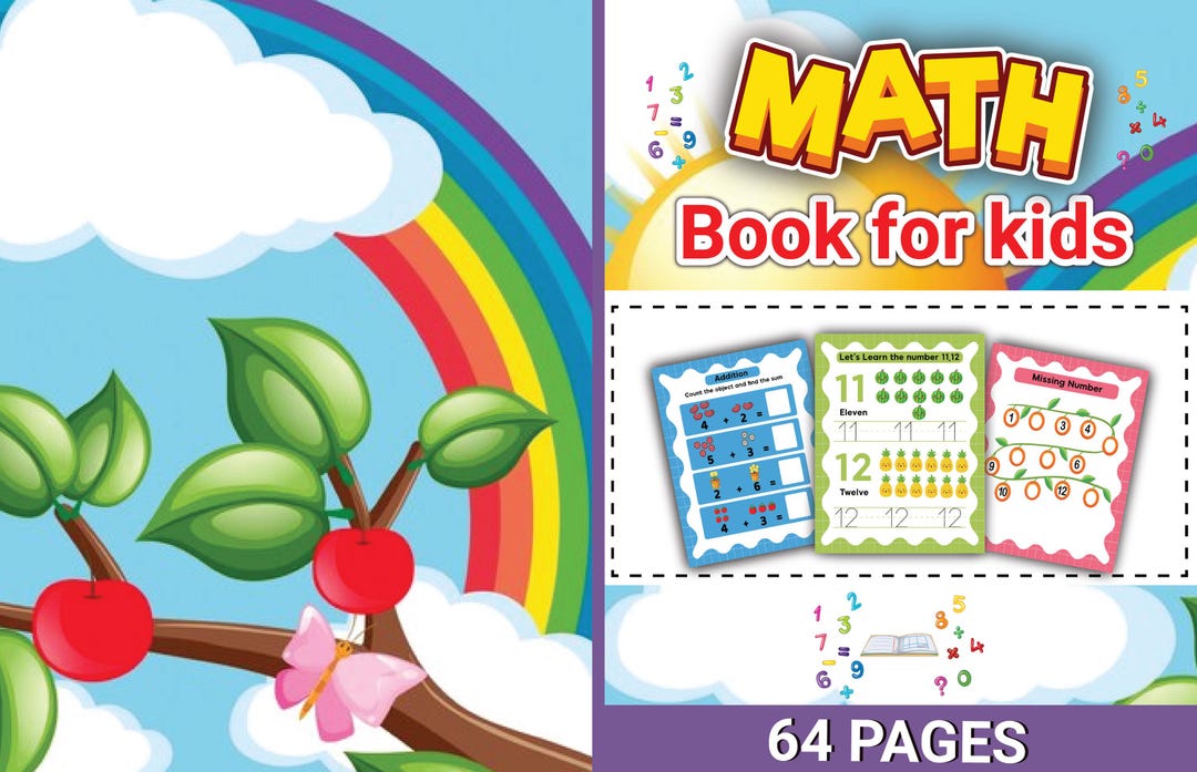 Number Math Activity Book for Kids - Etsy