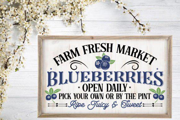 Rust Blueberry Sign Blueberry Sign SVG Bundle – 12 Designs - Etsy