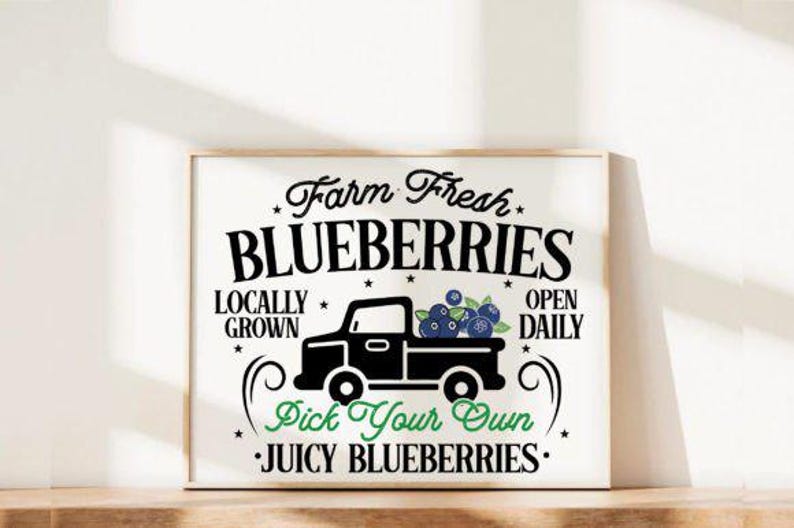 Fruit Works Blue Raspberry Sign Blueberry Sign SVG Bundle – 12 Designs - Etsy
