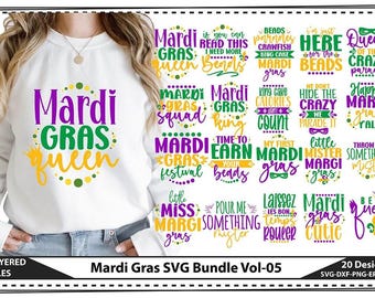 125 Mardi gras svg Bundle |  Cricut & Silhouette Designs