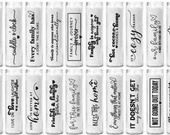 Jar Candle SVG Cut File for Cricut & Silhouette | Candle Label Design