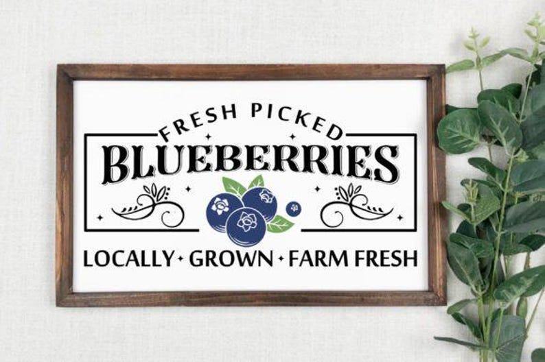 Rust Blueberry Sign Blueberry Sign SVG Bundle – 12 Designs - Etsy