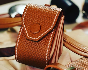 DIY-Leder Kordelzug-Beutel-Muster, Beginner Leathercraft Project (Digitaler Download)
