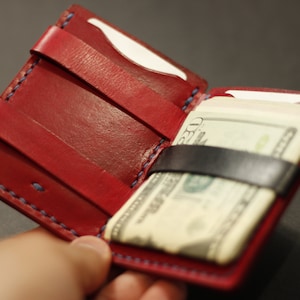 The Magic Wallet (pattern) - DIY Handmade Card Holder Leather Craft ...