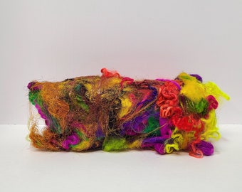 Textured Drum Carded Batt for Spinning and Felting-Care Bears