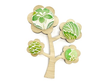 Kimono Tree Brooch