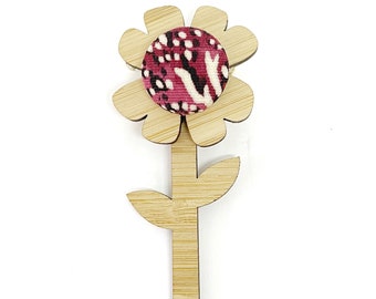 Kimono Flower Brooch