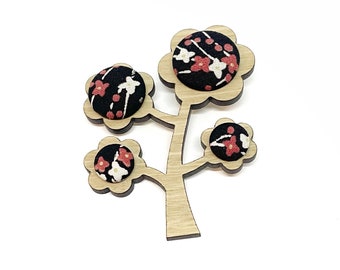 Kimono Tree Brooch