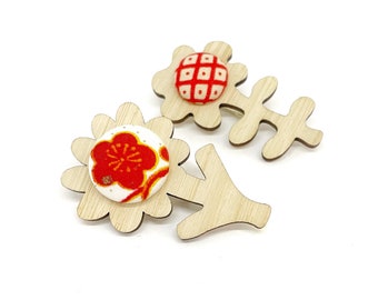 Lapel Blossoms - set of 2