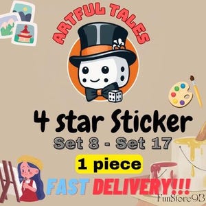 4 Star Sticker MonoGo (per piece)* Summer Escape Album