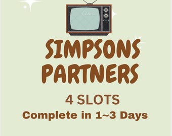 Simpsons Partners-evenement 4 slots (1-3 dagen) - 100% volledige beloningen - volledige game-boostservice