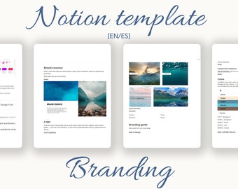 Identidad de marca / Branding [Plantilla de Notion] - Español