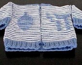 Judaica Baby Jacket Illusion Knitting Pattern - Jewish - Judaica