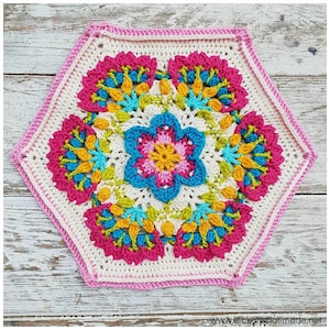 PDF-patroon - Mary's Memory Hexagon - motiefpatroon
